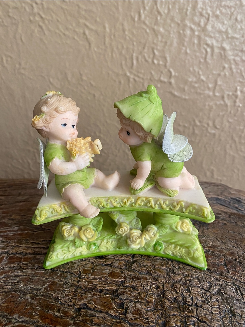 🧚Vintage🧚Fairy Babies Garden Figurine